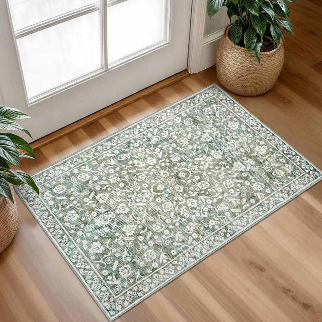 American Retro Dustproof Entryway Door Mat - Dirt-Resistant Foot Mat