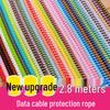 Universal Colorful Anti-Kink, Wear-Resistant Data Cable Protector for Mobile Phones