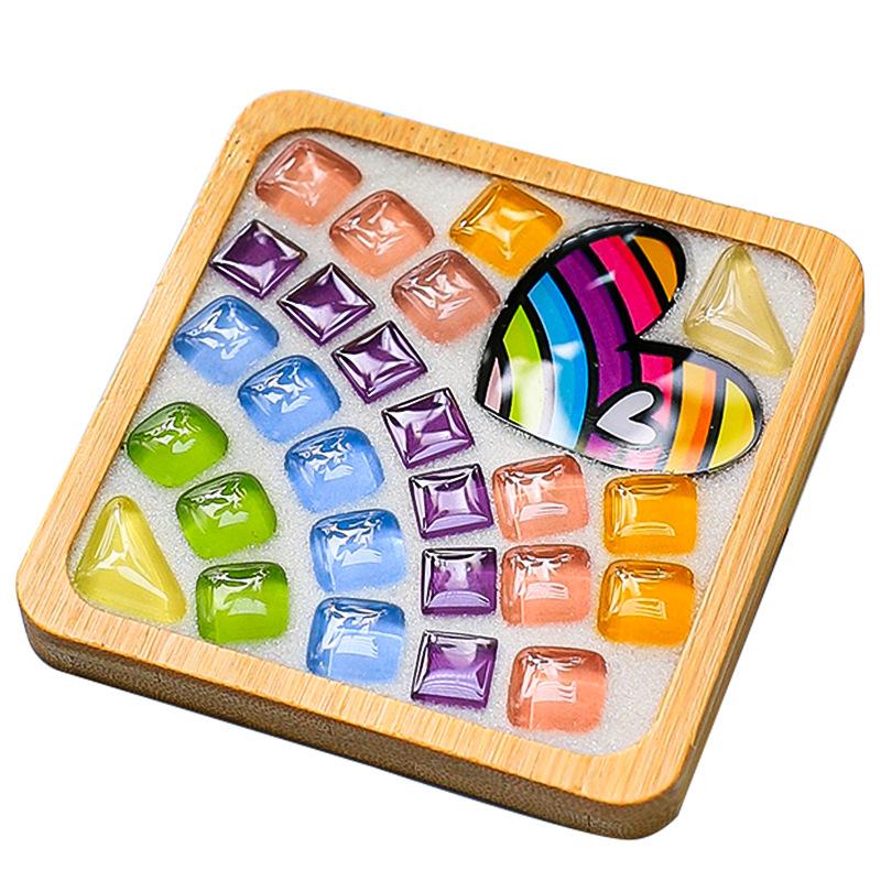 DIY Mosaic Coaster Material Kits Children's Creative Gift
