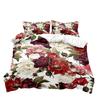 Roses Bedding Set Duvet Cover For Girls Women Couple Lover Romantic Comforter Cover Valentine'S Day Bedroom Decor Quilt Cover