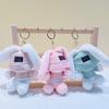 Kawaii Rabbit Plush Pendant Plush Backpack Pendant Creative Plush Rabbit Key Ring  Bag Charm