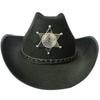 Halloween Retro Cowboy Hat: Antique Knight & West Style with Star
