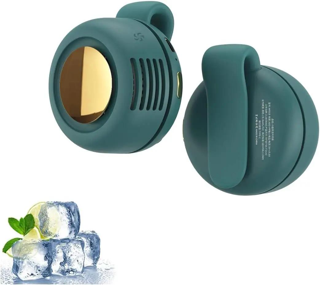 

Portable Rechargeable Fan Silent Mini Whirlwind Fans for Waist Clip Fan 3 Speeds Hands-Free Neck Fan Hanging Waist Clip Bladeles