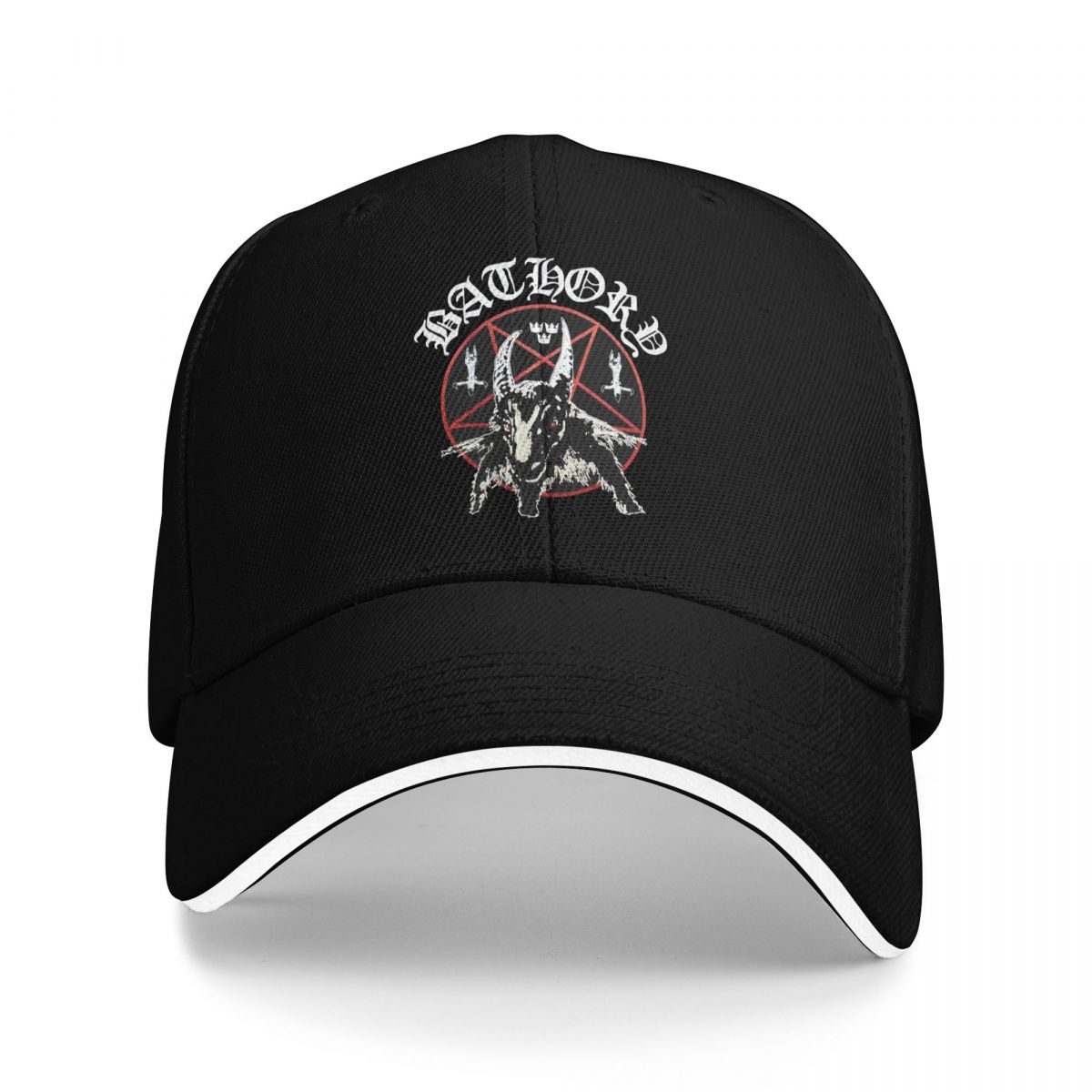 

Unisex Baseball Hats Bathory Logo 1 Outdoor Streetwear Summer Sports Baseball Caps Hip Hop Cap Casquette Polychromatic Hats One Size