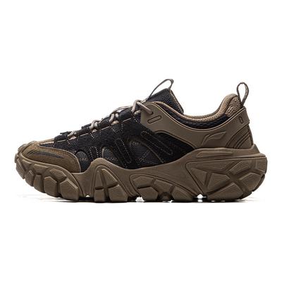 Li Ning Sand Dune Casual Shoes Men's Low Top Black Gray Color AGCU435-2