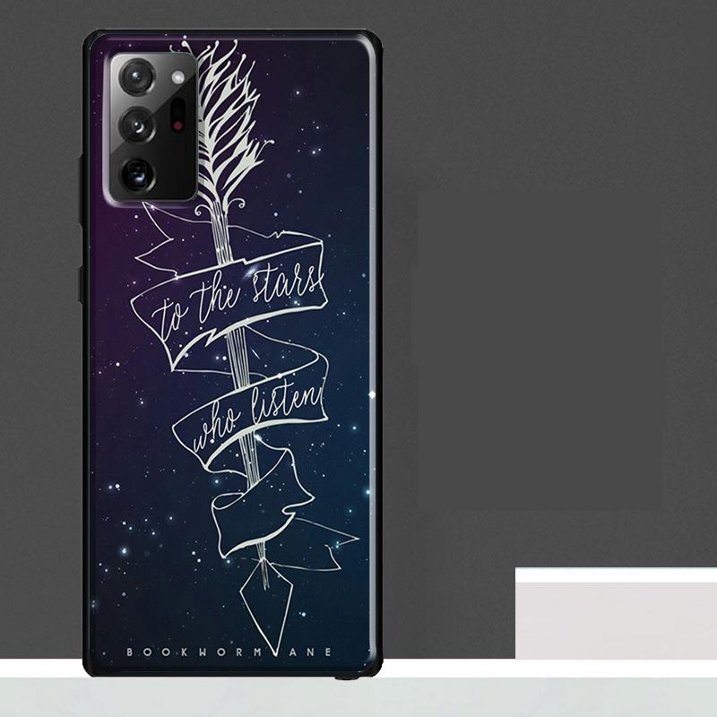 A Court Of Mist And Fury Case For Samsung Galaxy S24 Ultra S23 S22 S21 S25 Ultra S9 S10 S20 Plus S25 FE Phone Cover