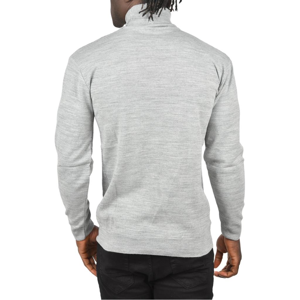 DeepSEA Slim Fit Baklava Desenli Tam Balıkçı Yaka Boğazlı Triko Balıkçı Yaka Kazak 2505507