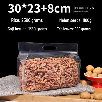Miaojiayi Transparent Self-Sealing Stand-Up Bags with Handle