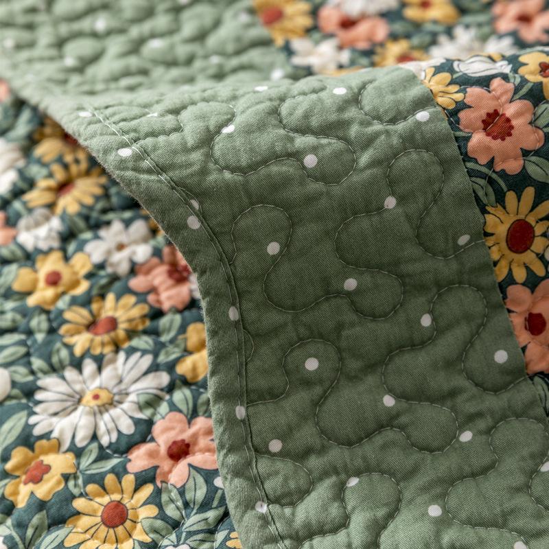 Cotton Sofa Cushion Four Seasons Non-slip Cotton-quilted Pastoral Summer Universal Cushion Nordic Leather Sofa Cover Cover