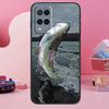 Vintage Trout Fishing Case For Oppo A18 A38 A58 A78 A98 A74 A54 A94 A80 A60 A40 A96 A76 A16 A15 A17 A57 A77 A5 Pro