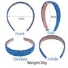 Viral Glitter Headbands - Creative Wide-Brimmed Sparkly Hair Hoop, Colorful & Versatile, Perfect for Face Washing & Daily Looks