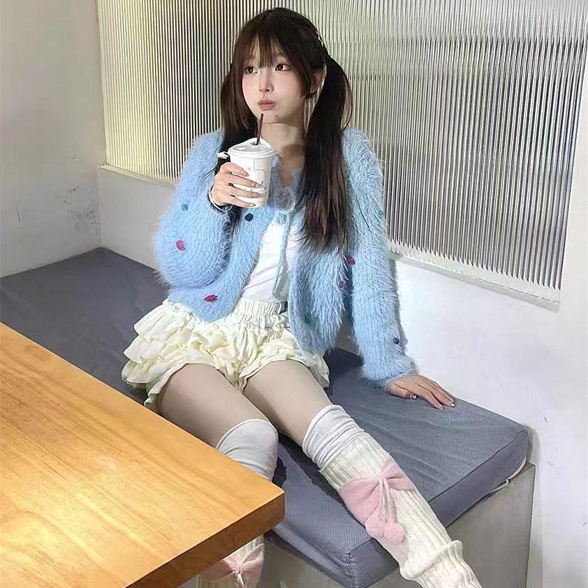 Baby Girl Fluffy Pumpkin Culottes Skirt with Cute Ruffles and Puff Design