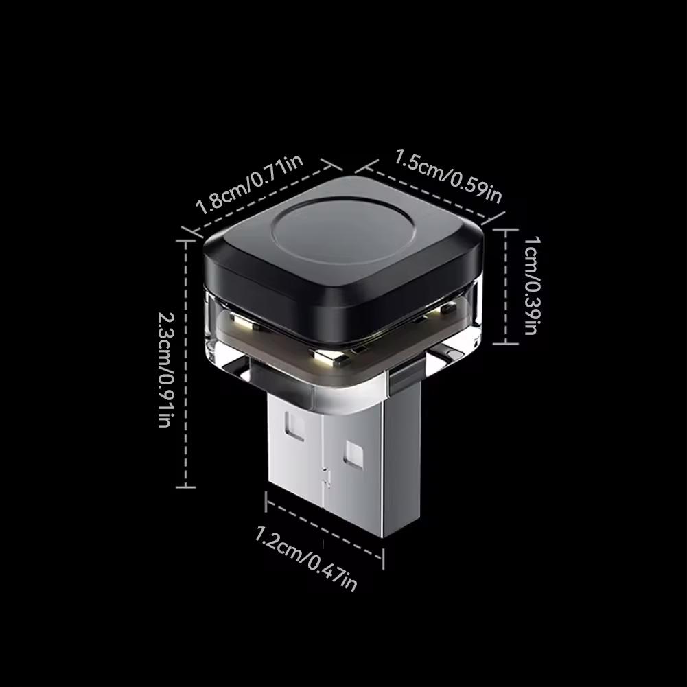 Lumière d'ambiance LED universelle USB pour intérieur de voiture, feux de signalisation, lampe de lecture automatique, décorations, accessoires d'intérieur de voiture