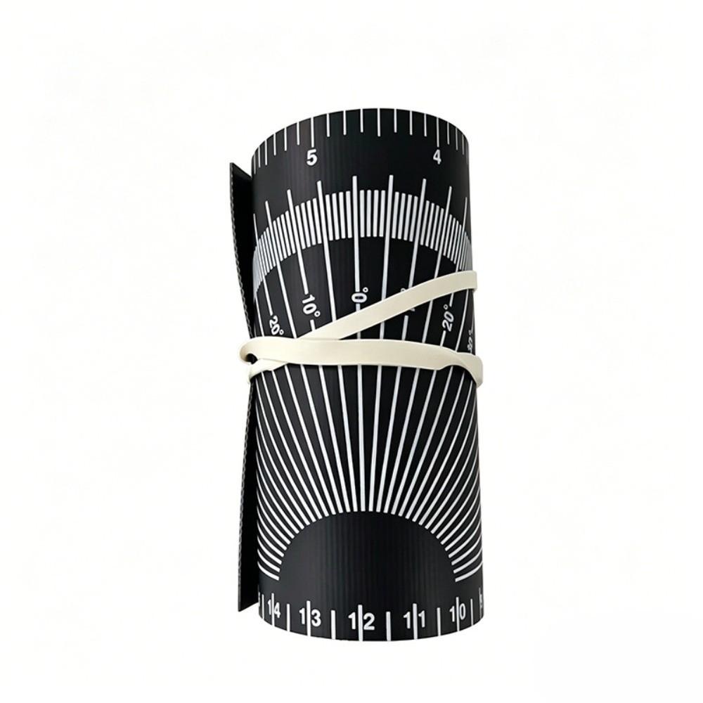 Marcator Circumferință Pânză PVC Șablon Flexibil pentru Layout Bandă de Înfășurare Instrument de Măsurare Conductă Instalator Conducte