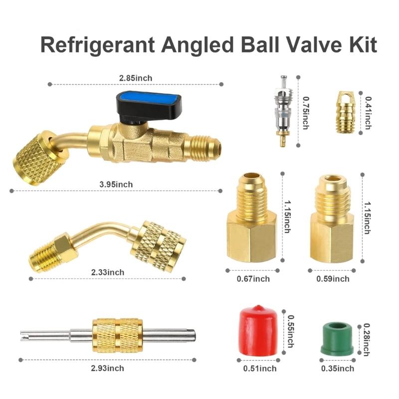 Maintenance Tool Cooling System Tool Refrigerant Adapter Valves Core and Remover Perfect for Cooling System Maintenance