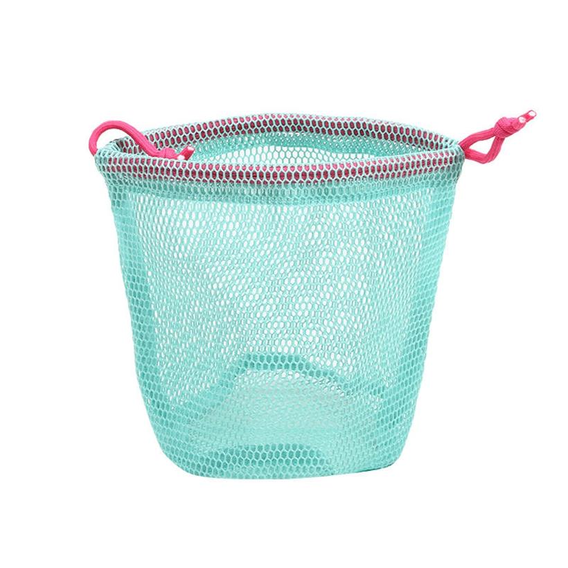 Lightweight Women Mesh Shower Caddy Bag Portable Travel Mini Toiletry Cosmetic Bag for Beach Swimming Dorm