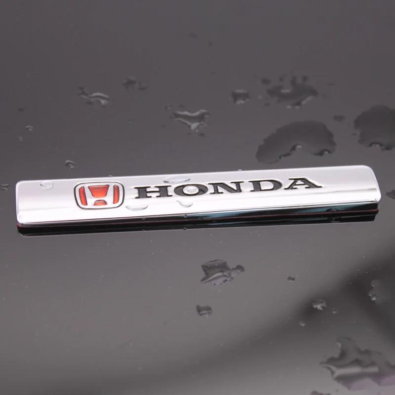 Cwcr1 For Honda Civic Fit Jazz Accord Pilot CRV Odyssey Passport City HRV 3D Metal Car Logo Stickers Fender Trunk Emblem Accessories