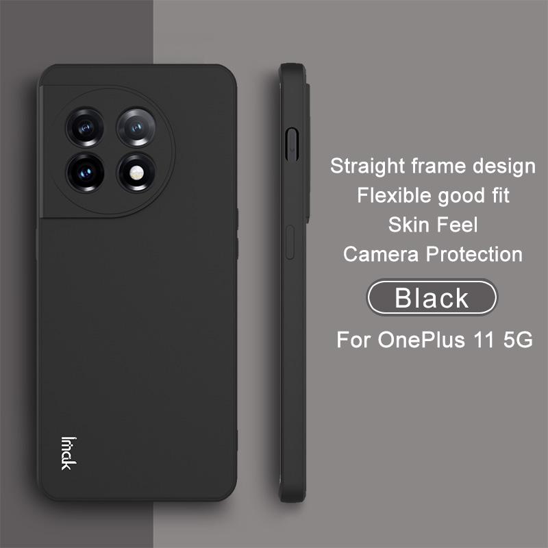 IMAK UC-4 Series Anti-Drop Slim Case for OnePlus 11 5G TPU Case Straight Edge Cell Phone Cover