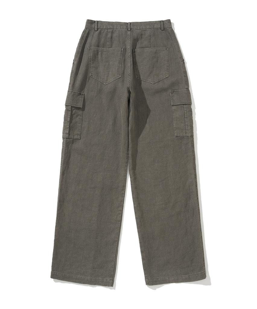 Sido Caesar Ct Line Garment Ws Linen Cargo Pants #1