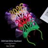 Luminous 2026 Fiber Optic Hair Clips & Headbands for New Year's Eve and Events – Children's Party Accessories