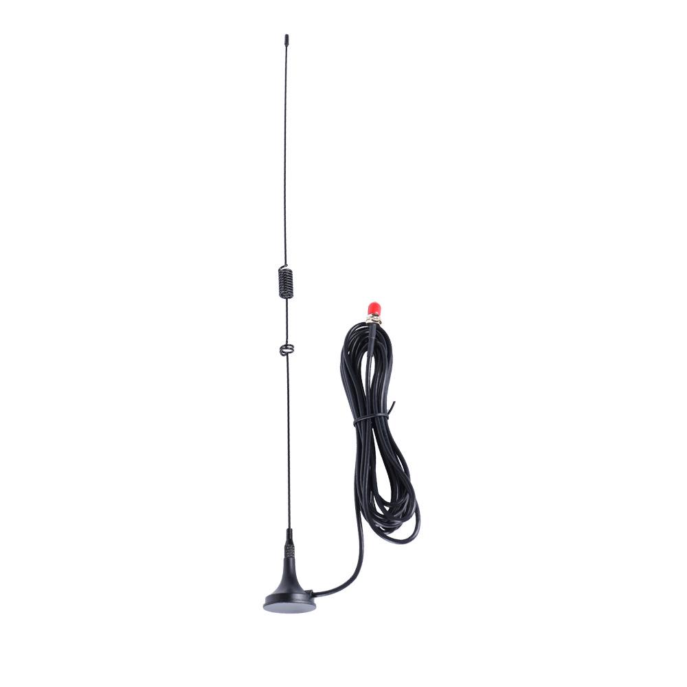UT-106UV Dual-Band 433MHz Walkie-Talkie Suction Cup Antenna with 3m Cable for UV5R Vehicle.
