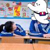 Blue and White School Uniform Sportswear for Junior High and High School Students