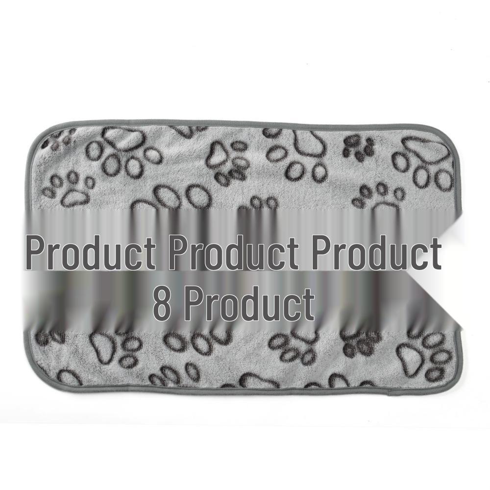 Grenzüberschreitende isolierte Fleece-Haustierdecke - Warm, groß, Ganzjahresmatte für Hunde und Katzen