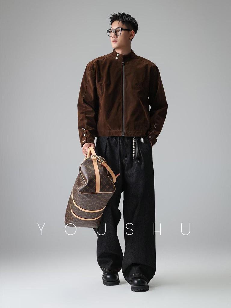 Cool Trendy Men's Jacket - High Street Hong Kong, Japanese Harajuku, Korean Style, Loose Fit, Autumn High-End