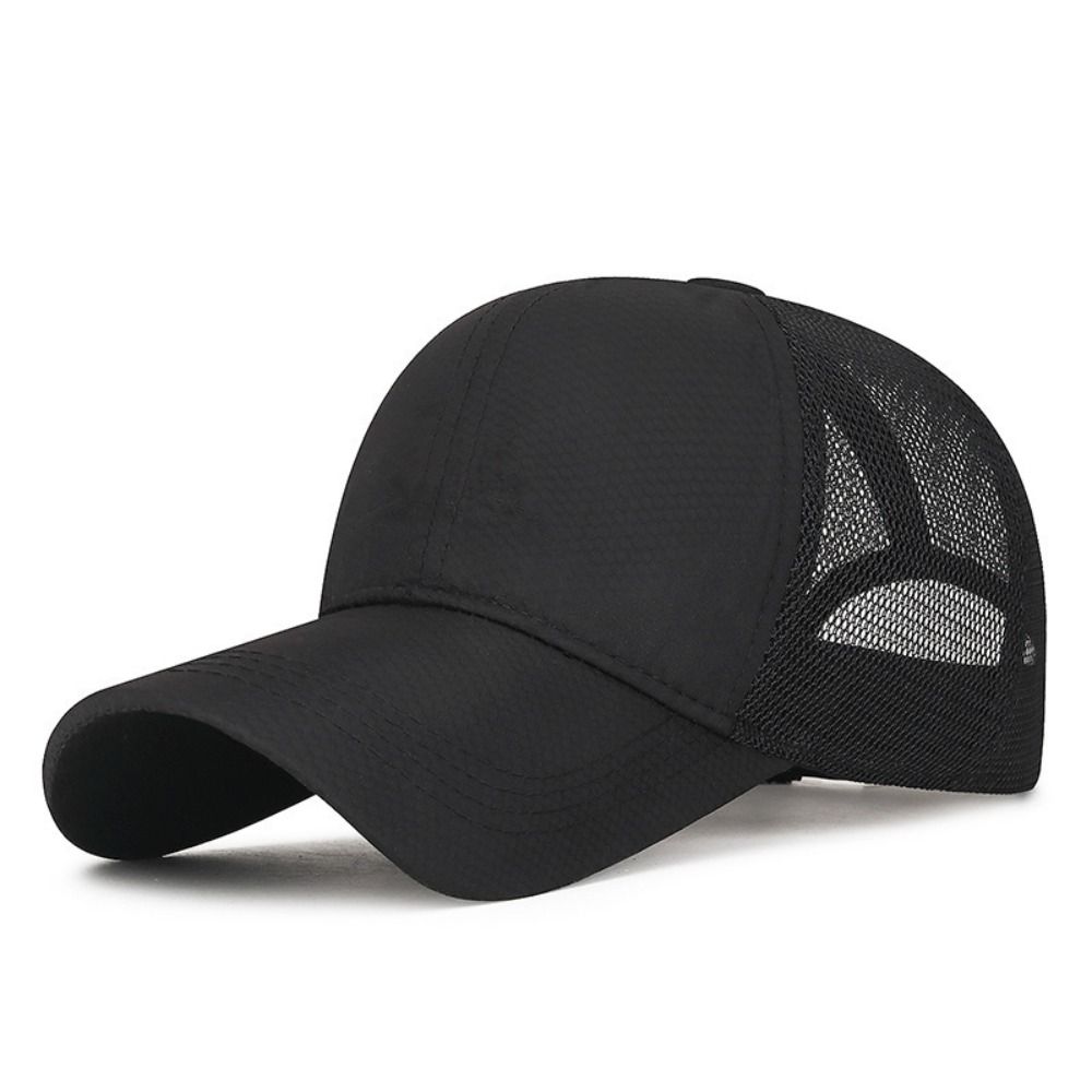 Honeycomb Breathable Mesh Quick-Drying Hat Adjustable Baseball Cap For Women Men