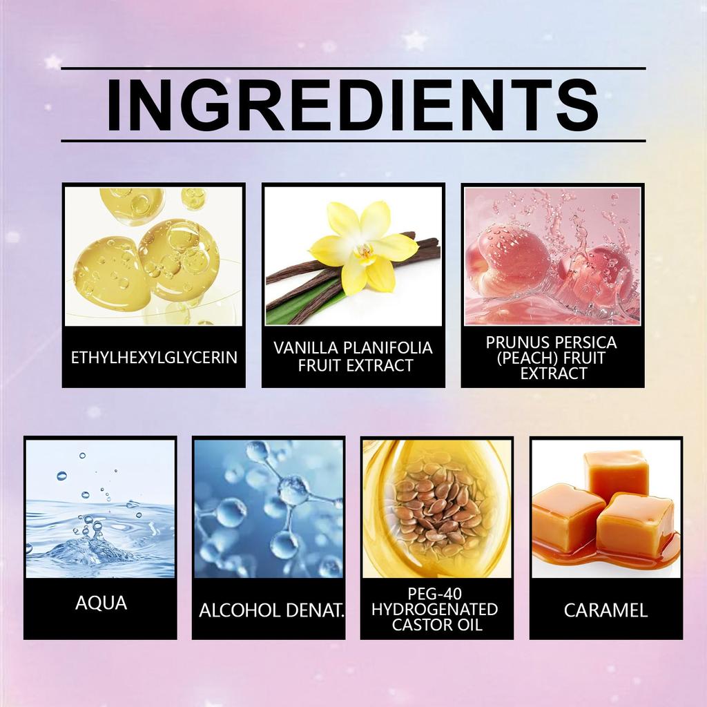 Body Moisturizing  Perfume Oil Long-lasting Perfume Suitable For Valentine's Day, Party, Music Festival,Dating  50ml*4