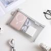 Large Capacity Mesh Zipper Bag for Coins, Keys, Cables, Earphones, and Phone Accessories