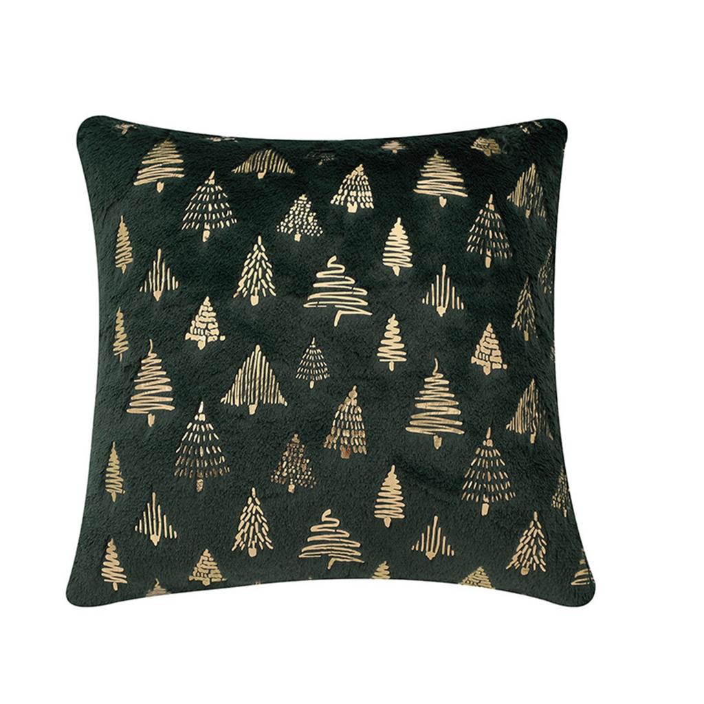 Christmas Tree Gold-stamped Double-sided Pillowcase Cushion Cover Atmosphere Decoration Cushion Cover