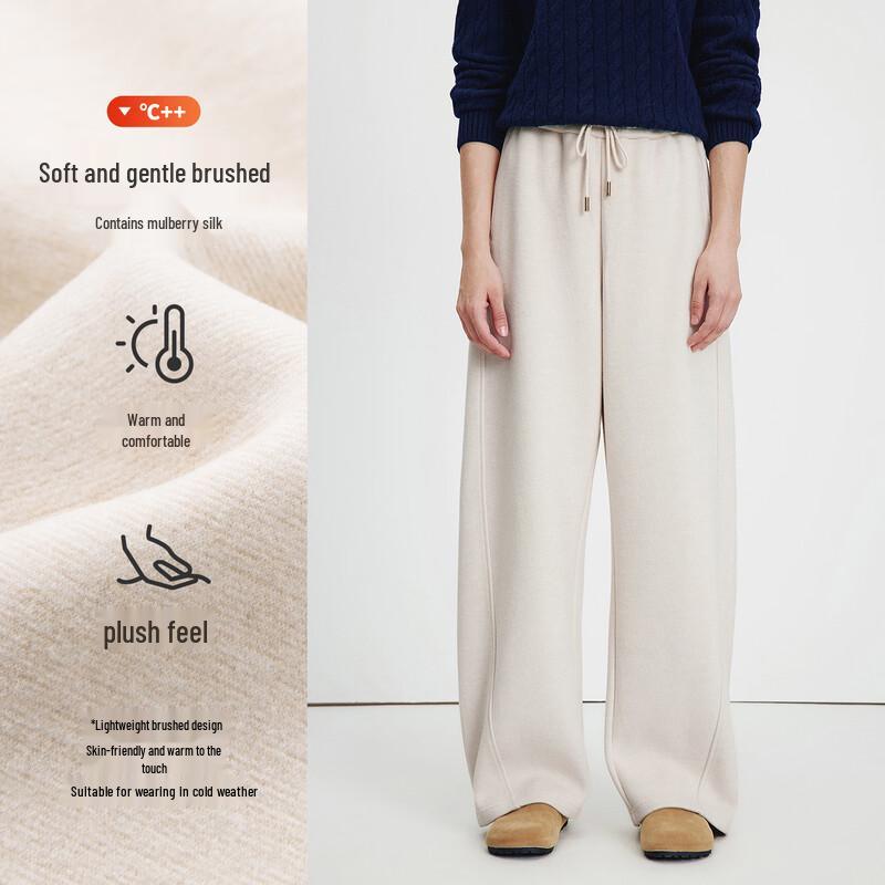Navigare Women's Autumn/Winter Elastic Loose Fit Casual Pants