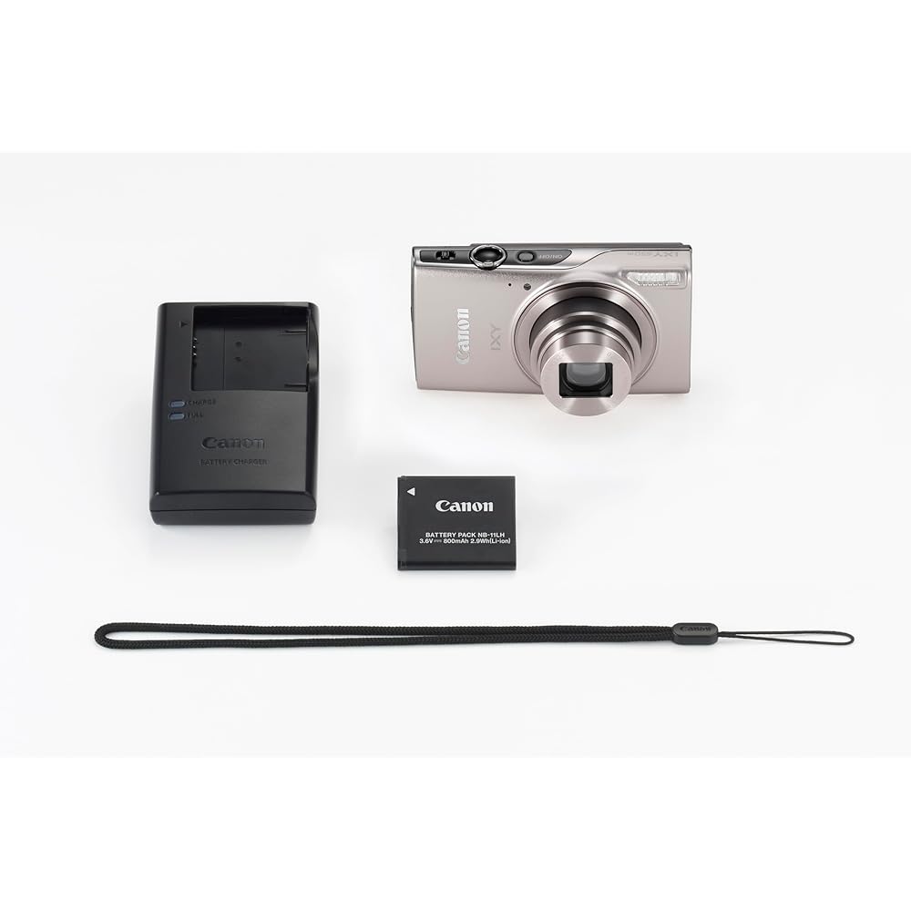 Canon IXY650m Compact Digital Camera, Silver, 12x Optical Zoom/Wi-Fi Compatible, IXY650mSL