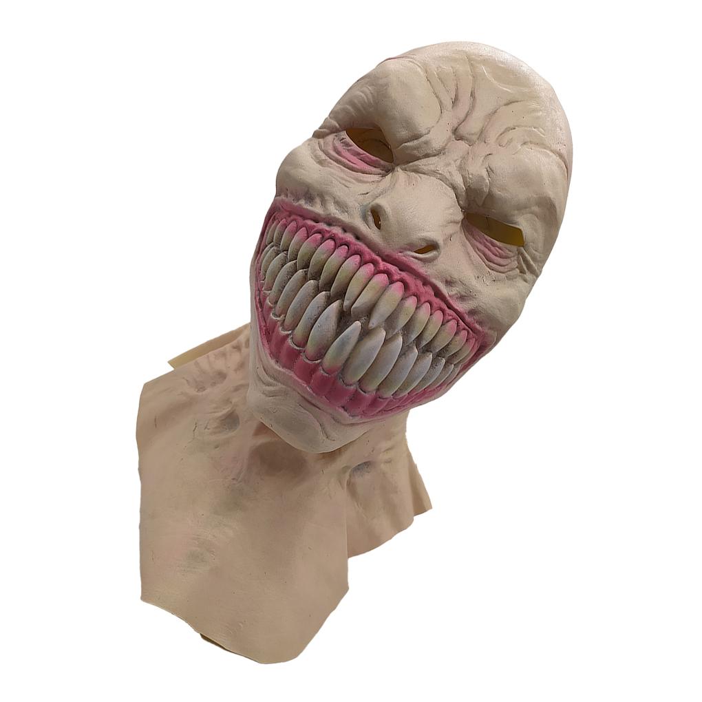 Face Cover Terror Gag Tooth Demon Halloween Costumes Scary Trick Prop Long Realistic Horror Shield Party Favors