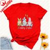 Happy Easter Gnomes with Bunny Ears Eggs TShirt Cotton Unisex Crewneck Perfect for Spring Easter Egg Hunts Family Outfits