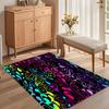 1pc Area Rug Carpet Soft Non Slip Washable Rainbow Swirl Psychedelic Floor Mat for Bedroom Living Room Kids Room Home Decor Rug