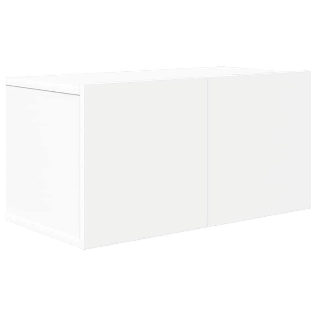 10 Piece TV Cabinet Set White Particleboard