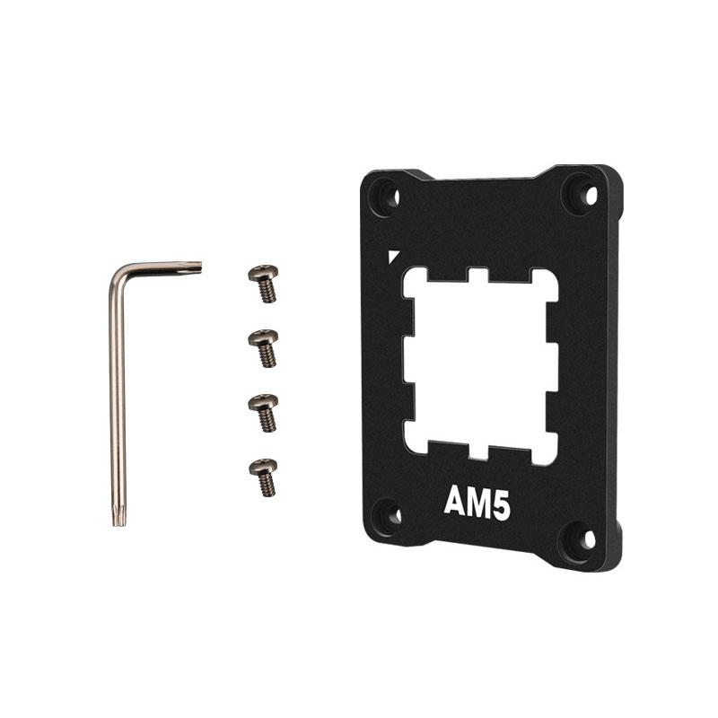 

AMD AM5 CPU Holder Aluminum Alloy Frame Anti Pressure Buckle Clamp RYZEN1700 Processor Cover Stand Bending Correction Bracket чёрный