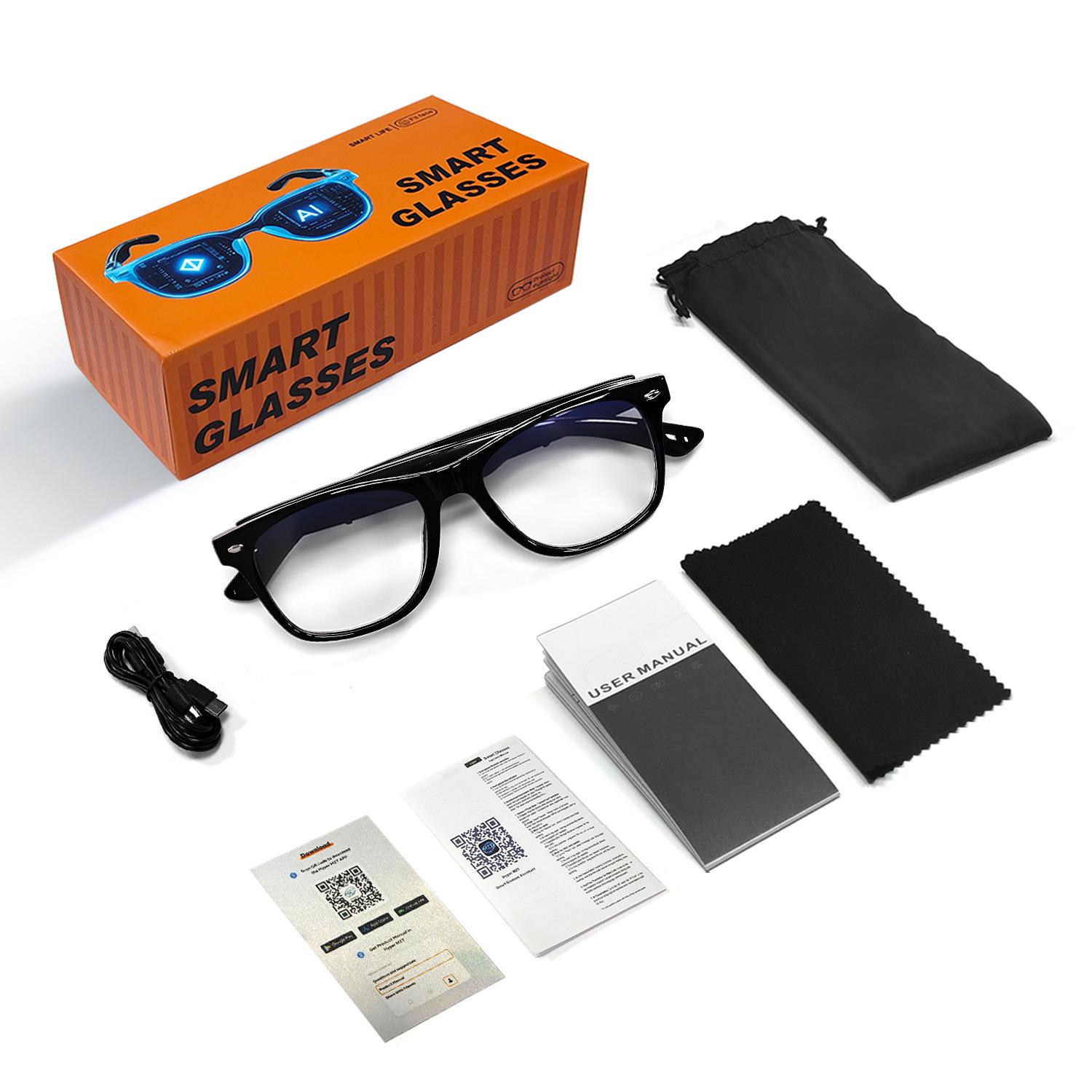 

Smart Bluetooth Sunglasses with Color-Changing Lenses and Audio Features, Anti-Blue Light, Unisex, Ideal for Office and Leisure.