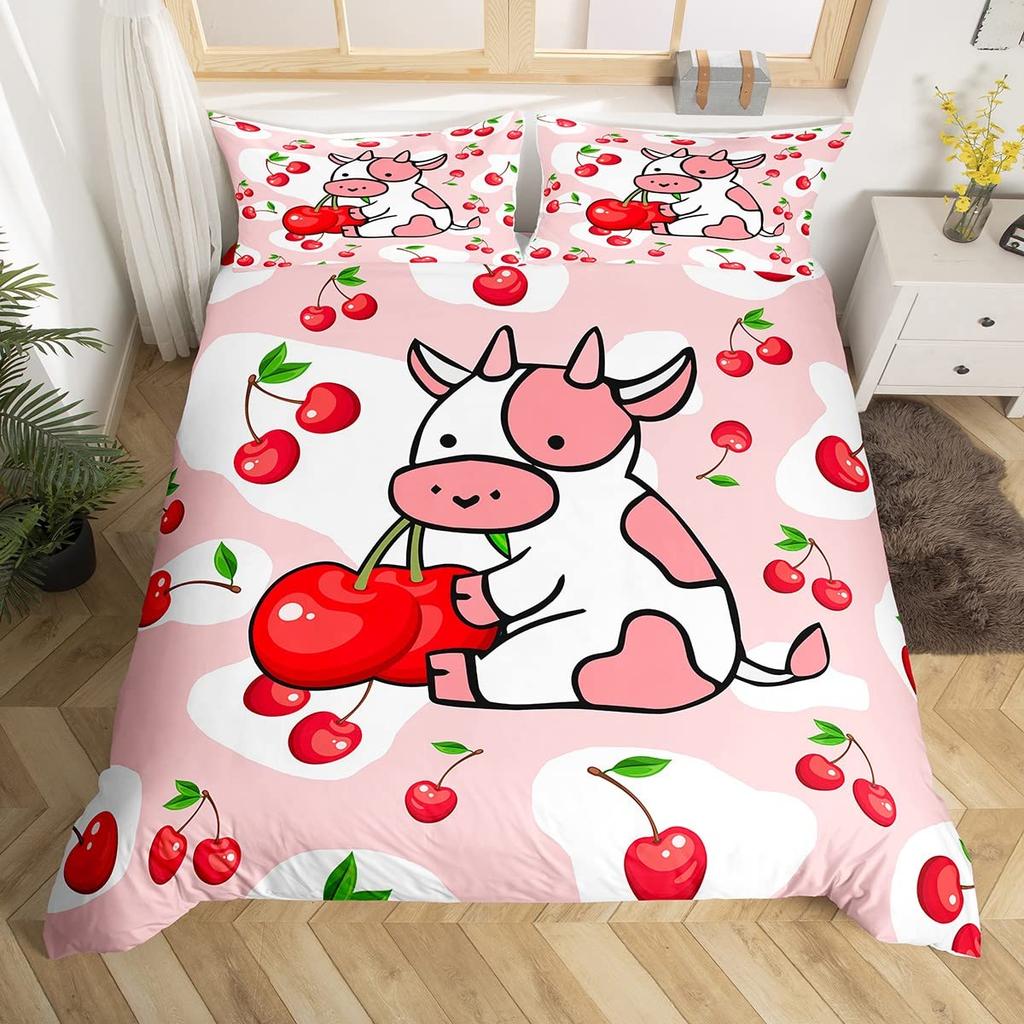 Luxury Duvet Cover and Pillowcase Digital Printing Star/moon/meteor Double Winter Quilt Cover Set Lantern Duvet Cover 1 Person