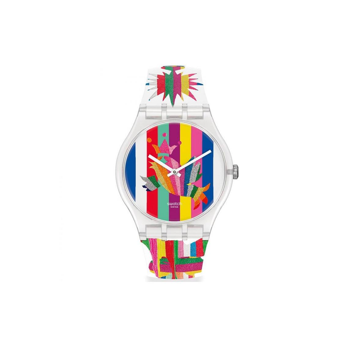 SWATCH Unisex 41mm Watch SUOZ331S SUOZ331S Multicolor
