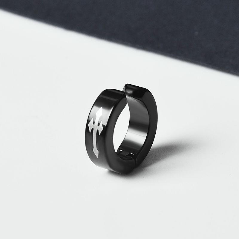 Pánské trendy magnetické náušnice a unisex falešné klipy na uši