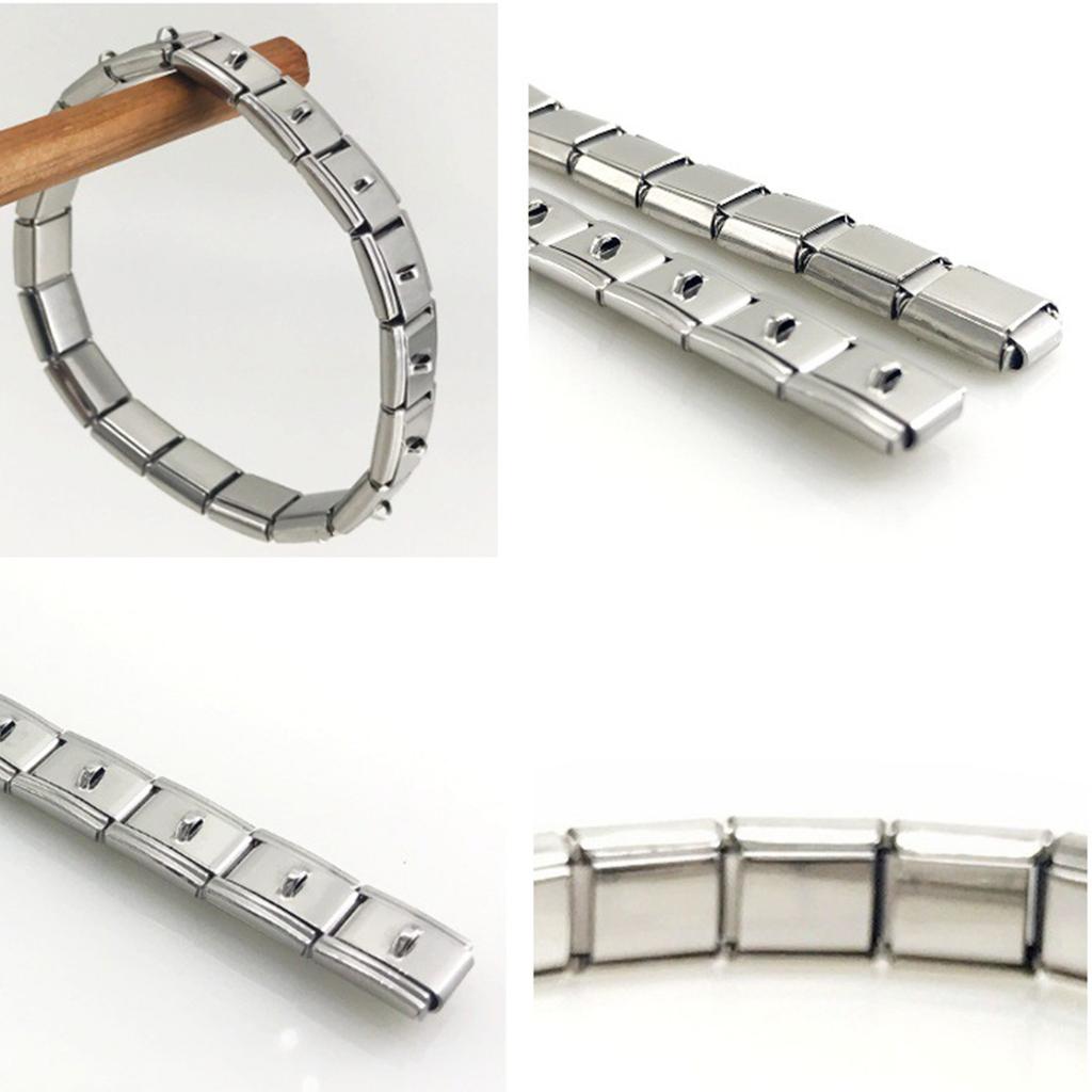 Elegant Unisex Sturdy Stainless Steel Elastic Wristband Fashion Jewelry with Easy Hook Closure for Everyday Wear