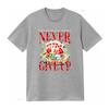Never Back Down Give Up Gambling Enthusiast Addict T Shirt With Casino Eleunisexts Dice Poker Chips Money Design Funny Gift Casual
