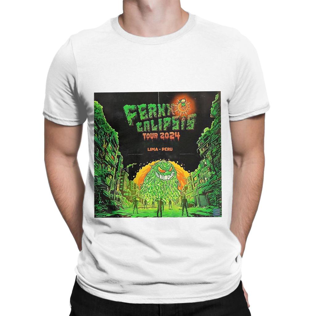 Ferxxocalipsis World Tour Feid By Pintiita Tour Ferxxo Collage Feid Sticker Novelty 100 Cotton TShirt Feid Tops Tees For Unisex
