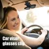 Sunglass Holder For Car Exquisite Sunglass Clip For Car Visor Eco-Friendly Multifunctional Car Visor Sunglasses Holder For Small