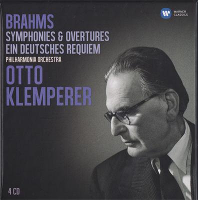 CD OTTO CLEMPERER - Brahms: Symphonies & Overtures / Ei 5099940433820 Warner Classics 2013 Europe Classical Used