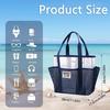 1 Piece Large Capacity Storage Handheld Toiletry Bag Portable Beach Bag Drain Water Swimming Bag Travel Essential Cosmetic Bag
