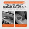 Car Adhesive Glasses Case Car Glasses Case Sunglasses Rack Multi-function Storage Bag Instrument Panel Non-destructive Installat